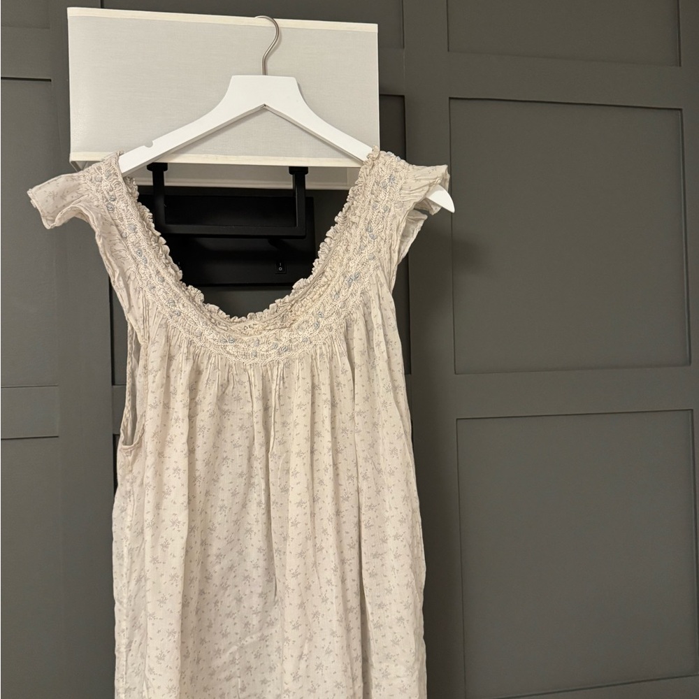 Dôen Lovisa Nightgown—Azure Windswept Floral